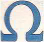 Греческая буква омега – символ единицы сопротивления